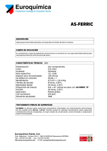 AS-FERRIC - Euroquímica