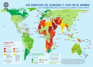 LOS DERECHOS DE LESBIANAS Y GAYS EN EL MUNDO LOS