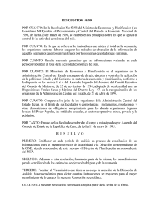 resolucion 50/99 - Banco Central de Cuba