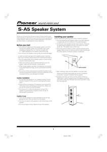 S-A5 Speaker System