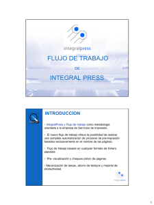 FLUJO DE TRABAJO INTEGRAL PRESS