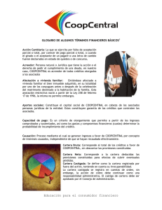 Boletin Informatico No. 1 - Educación Financiera Banco Cooperativo