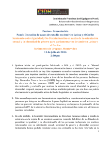 Panel: Discusión de casos de estudio en América Latina y el Caribe