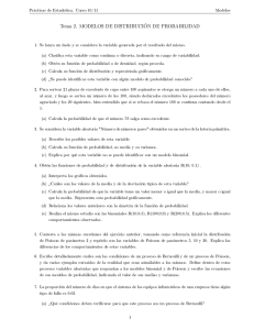 Tema 2. MODELOS DE DISTRIBUCIÓN DE PROBABILIDAD