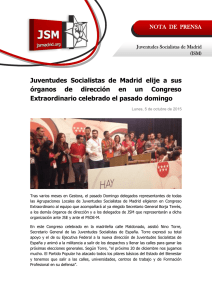 Juventudes Socialistas de Madrid elije a sus órganos de