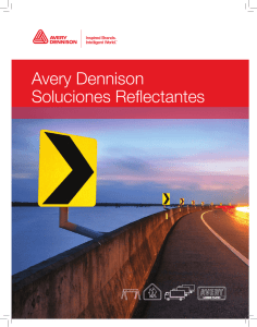 Avery Dennison® Soluciones Reflectantes Catálogo