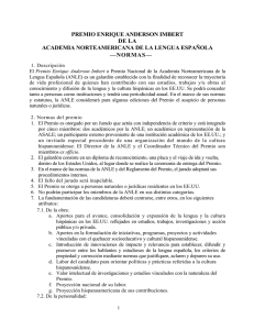normas - Academia Norteamericana de la Lengua Española