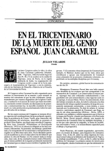 en el tricentenario de u muerte del genio español juan caramuel