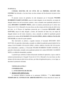 27-3CM-12-A. CÁMARA SEGUNDA DE LO CIVIL DE LA PRIMERA