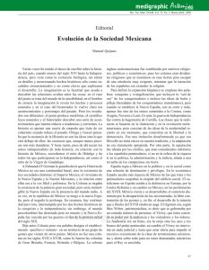 Evolución de la Sociedad Mexicana