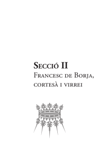 Francesc de Borja, cortesà i virrei