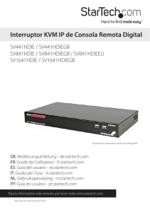 Interruptor KVM IP de Consola Remota Digital