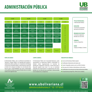 administración pública - Universidad Bolivariana