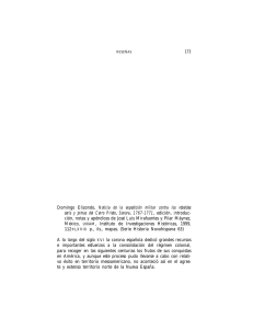 Domingo Elizondo, Noticia de la expedición militar contra los
