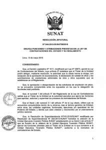 DELEGA FUNCIONES Y ATR|BUCIONES PREVISTAS EN LA LEY DE