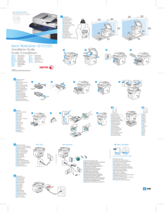 Xerox® WorkCentre® 3315/3325 Quick Use Guide