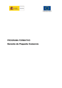 PROGRAMA DE CURSO - Sede Electrónica del SEPE