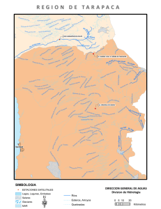 Mapa Región de Tarapaca