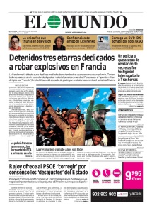 Descargue GRATIS la portada del diario EL MUNDO en PDF