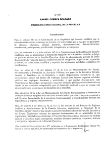 Mediante Decreto Ejecutivo N° 1067