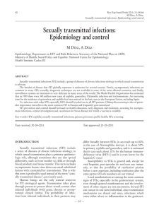 Sexually transmitted infections: Epidemiology and