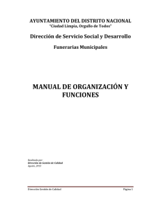 manual de organización y funciones