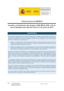 Informe técnico S-30/2013