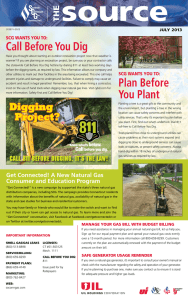 Call Before You Dig Plan Before You Plant