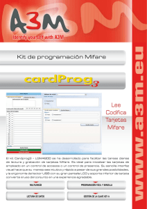 Kit de programación Mifare CardProg3