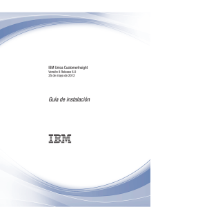 IBM Unica CustomerInsight: Guía de instalación