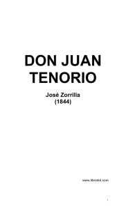 Zorrilla, Jose, DON JUAN TENORIO