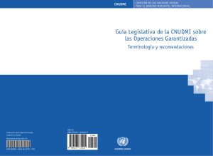 Guía Legislativa de la CNUDMI sobre las Operaciones