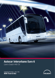 Autocar Interurbano Euro 6