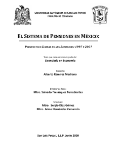 El nuevo sistema de pensiones en México