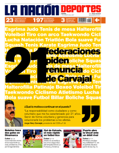 21federaciones piden renuncia de Carvajal