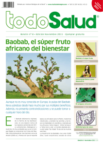 Baobab, el súper fruto africano del bienestar