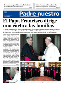 El Papa Francisco dirige una carta a las familias