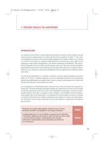 Estudio básico de esterilidad. - Sociedad Española de Fertilidad