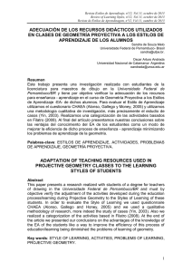 adecuación de los recursos didácticos utilizados en clases