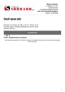 RGR 9640 BR - Maderas Sobrado