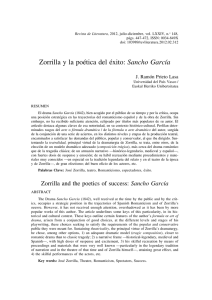 Zorrilla y la poética del éxito: Sancho García