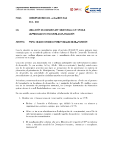Comunicado - Portal de alcaldes y gobernadores de Colombia
