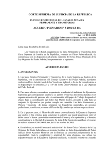 Acuerdo Plenario N° 3-2006/CJ-116 sobre libertad de expresión y