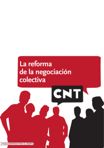 La reforma de la negociación colectiva