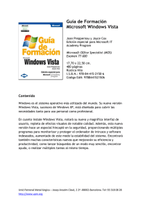 Guía de Formación Microsoft Windows Vista