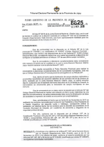 Tribunal Electoral Permanente de la Provincia de Jujuy