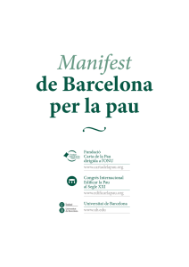 Manifest de Barcelona per la Pau