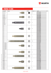 puntas 10 mm