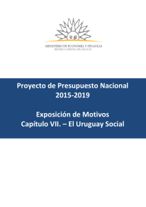 Capítulo VII. - El Uruguay Social