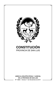 constitución - Poder Judicial de la Provincia de San Luis